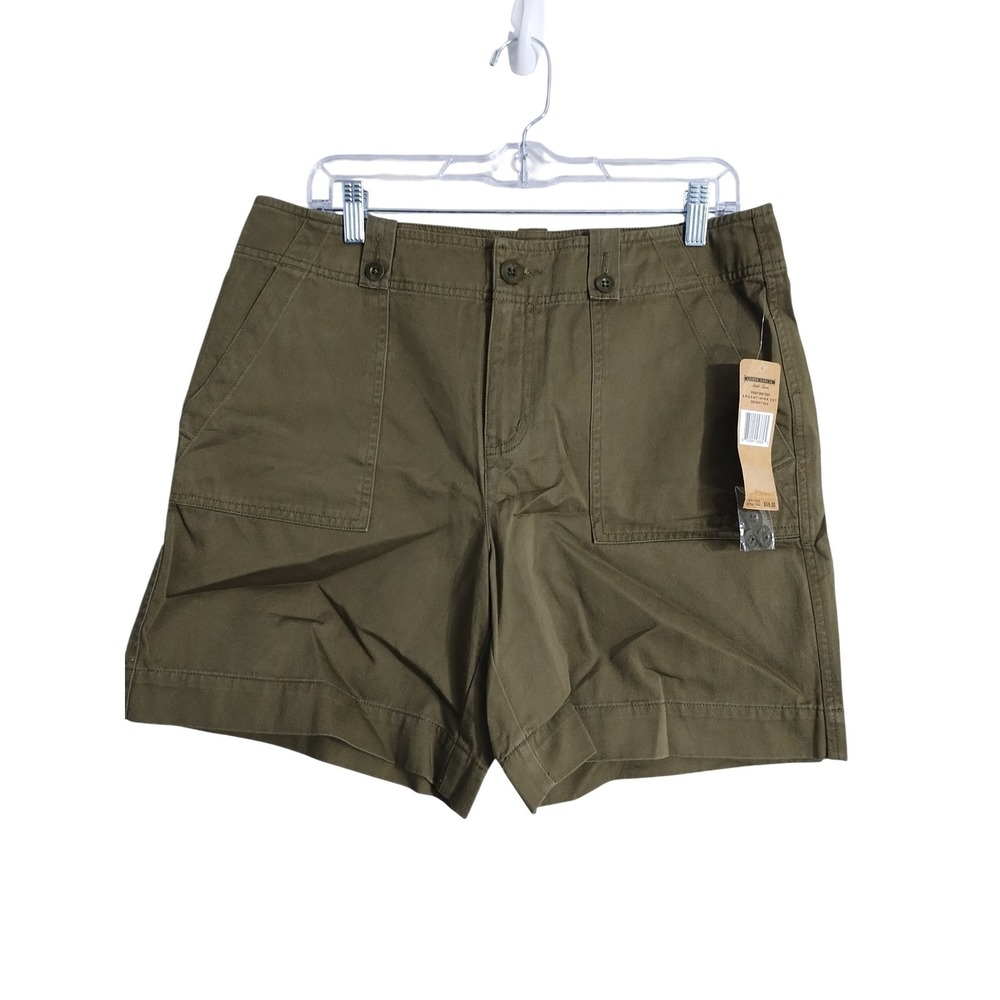 Lauren Ralph Lauren Modest Cotton Cruise Beach Travel Vacation Shorts Sz 10